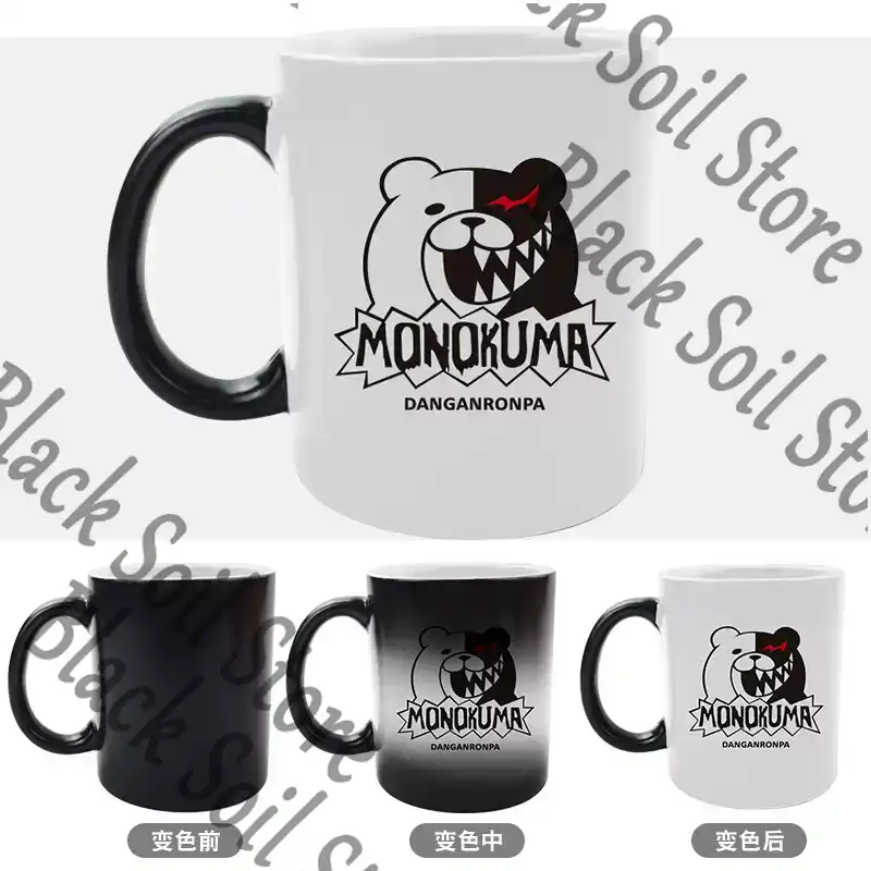 Anime Merchandise Mugs - Керамическая кружка-хамелеон с изображением Монокумы из