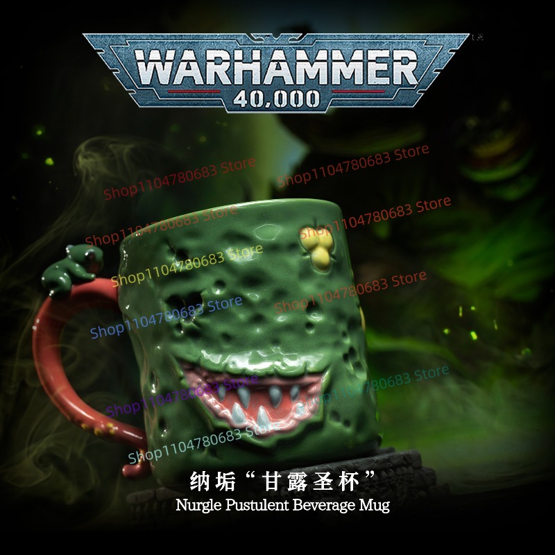 Anime Merchandise Mugs - Кружка Nurgle 40K, керамическая чашка для
